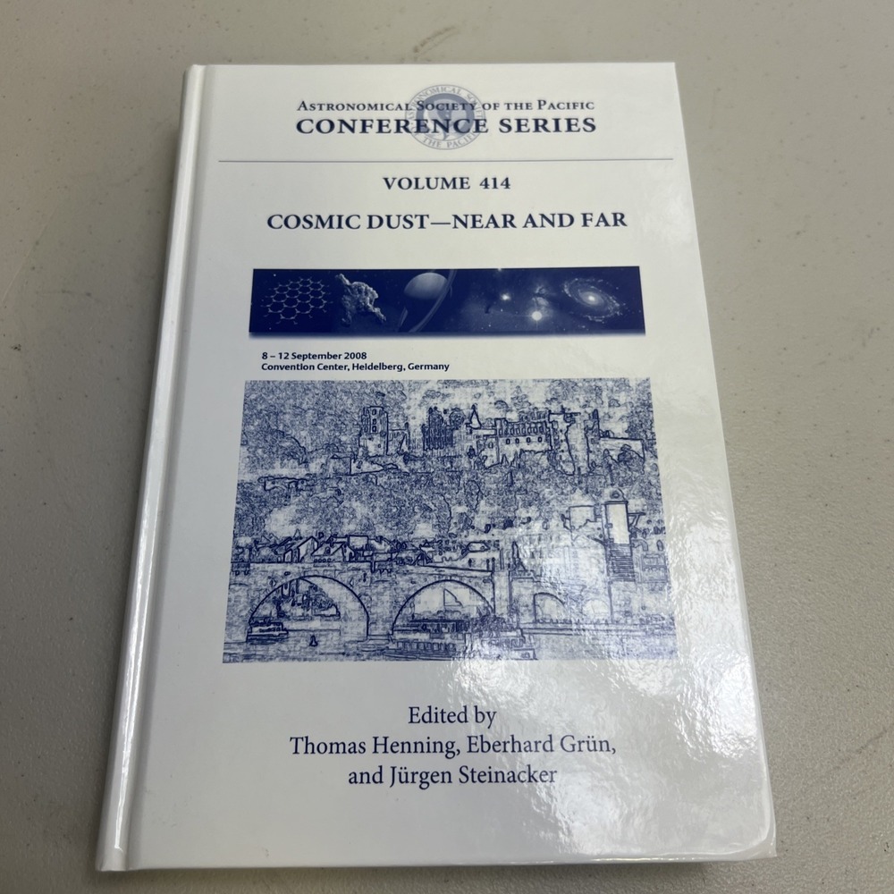 Astronomical Society of The Pacific Conference Series Volume 414 Cosmic Dust